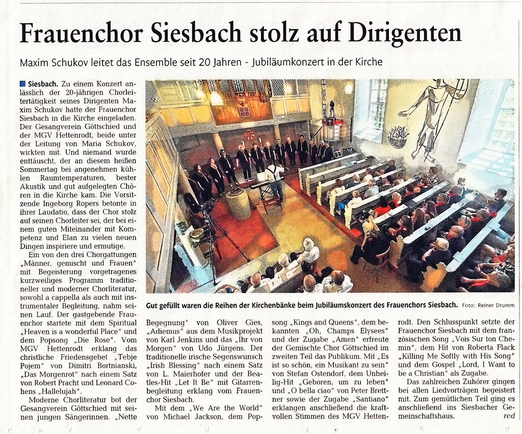 Chro Siesbach Bericht Nahezeitung vom 23.06.23