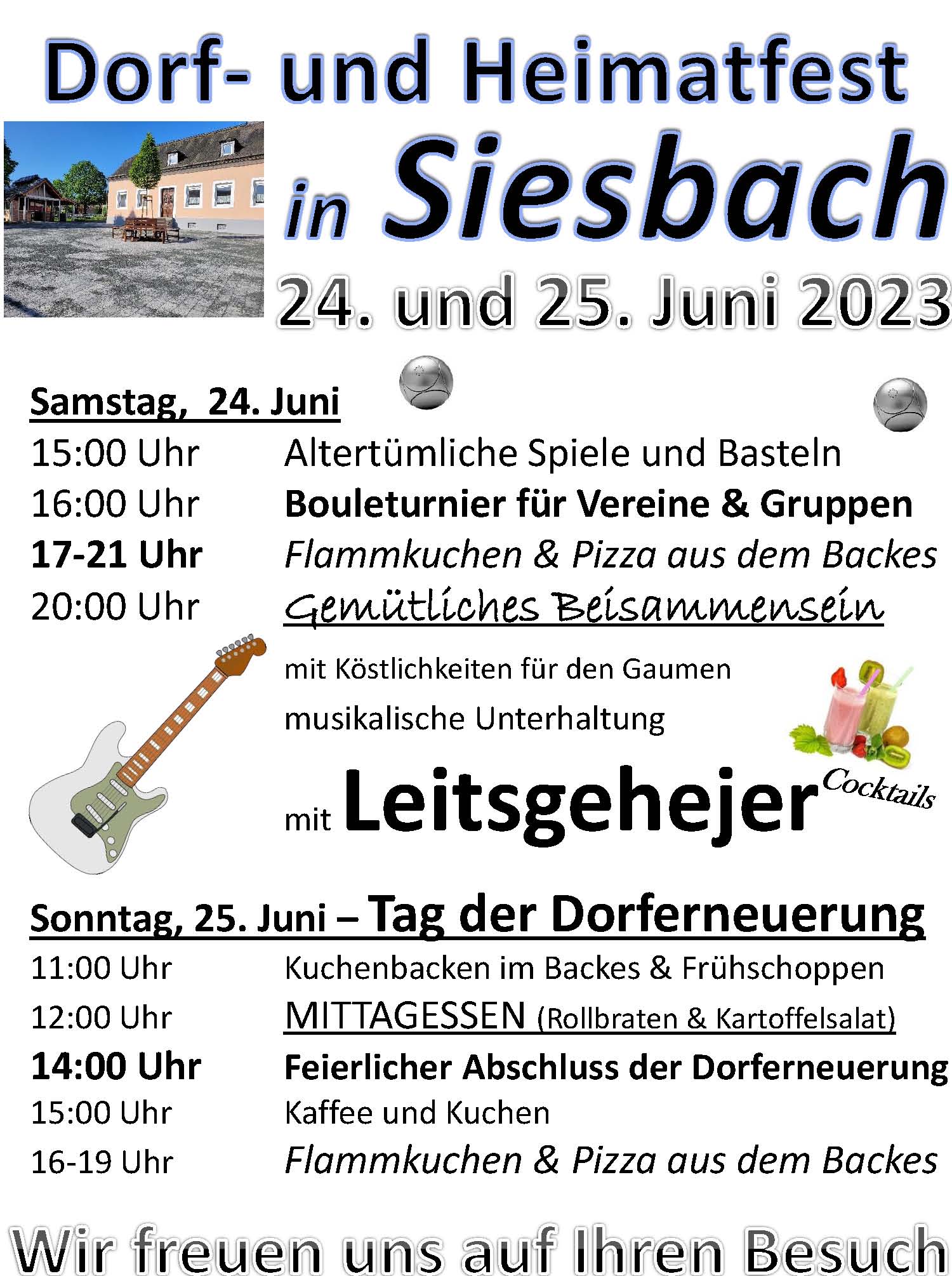 orf- und Heimatfest Siesbach Juni 2023